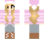 pink sweater girl