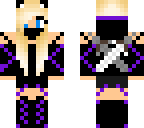 purple ninja girl