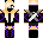 purple ninja girl