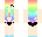 rainbow bathing suit