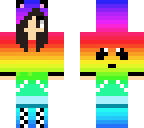 rainbow girl