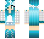 random blue girl