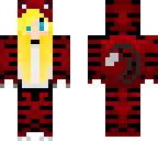 red tiger girl