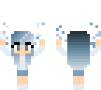 small blue girl