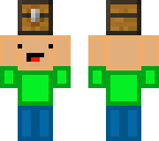 a simple derp holding a chest