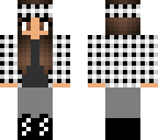 black and white with bandana