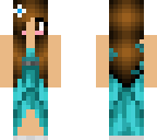 blue dress