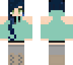blue haired casual elf