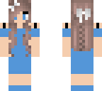 blue outfit