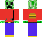 creeper cheese burger