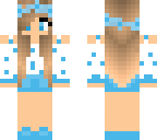 cute blue girl