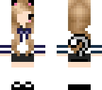 cute chibi school girl
