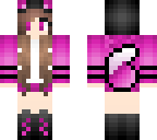 cute pink wolf