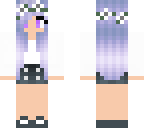 cute purple girl