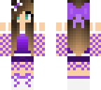 cute purple lady