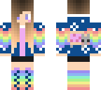 girl edit nyan cat
