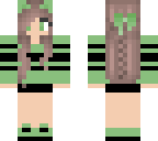 green cat girl