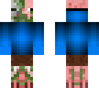 pigman in blue sweater