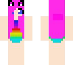 pink bathing suit