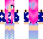 pink haired girl 