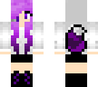 purple fox girl 