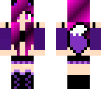 purple wolf girl