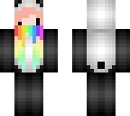 rainbow panda girl