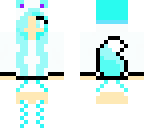 turquiose wolf girl