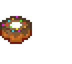 a chocolate donut 