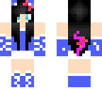 black haired girl