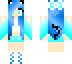 blue cat girl edit
