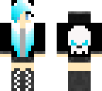 blue emo girl