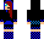 blue girl