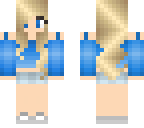 blue girl