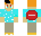 blue orang cool boy