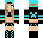 blue parkour girl