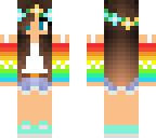 cute rainbow girl