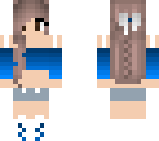 cute teenage girl blue