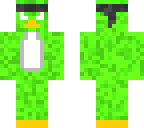 green penguin