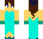light blue dress