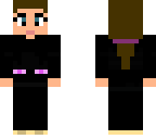 marytdw wearing enderman pjs