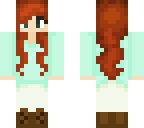 mint sweater girl
