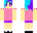 new and improved checkered shirt with a skirt girl
