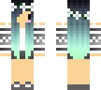 none glitched blue chibi