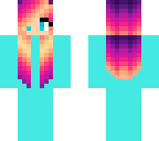 ombre sunset girl