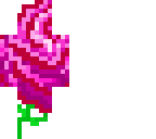 pixel art rose