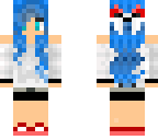 poke-girl with blue hair