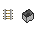 rail and minecart