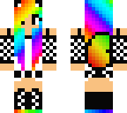 rainbow gamer girl