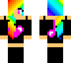 rainbow girl edit